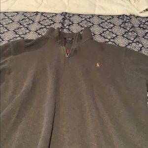 Polo Ralph Lauren sweater 1/3 zip grey